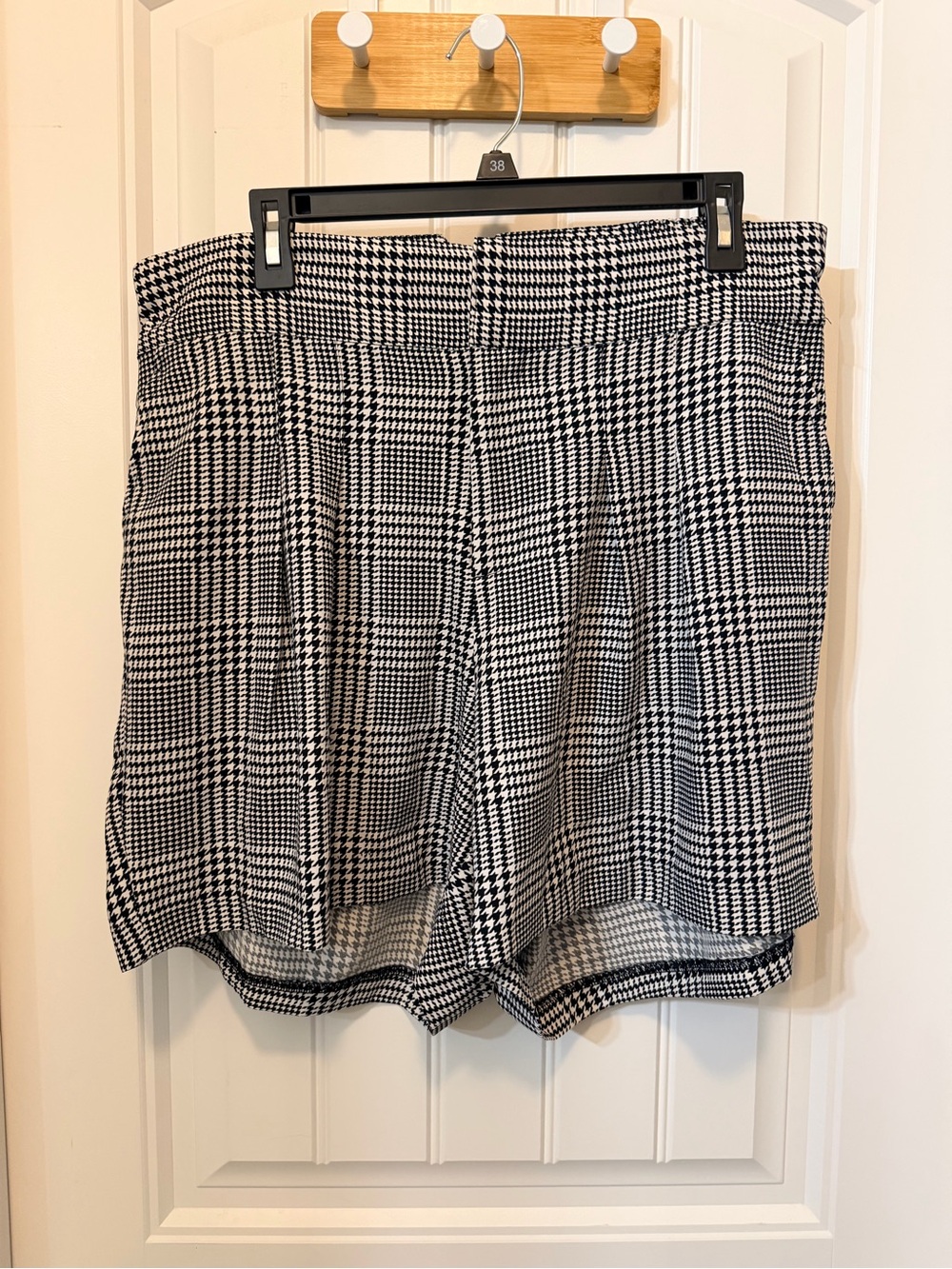torrid Black & White Plaid High-Waist Shorts
